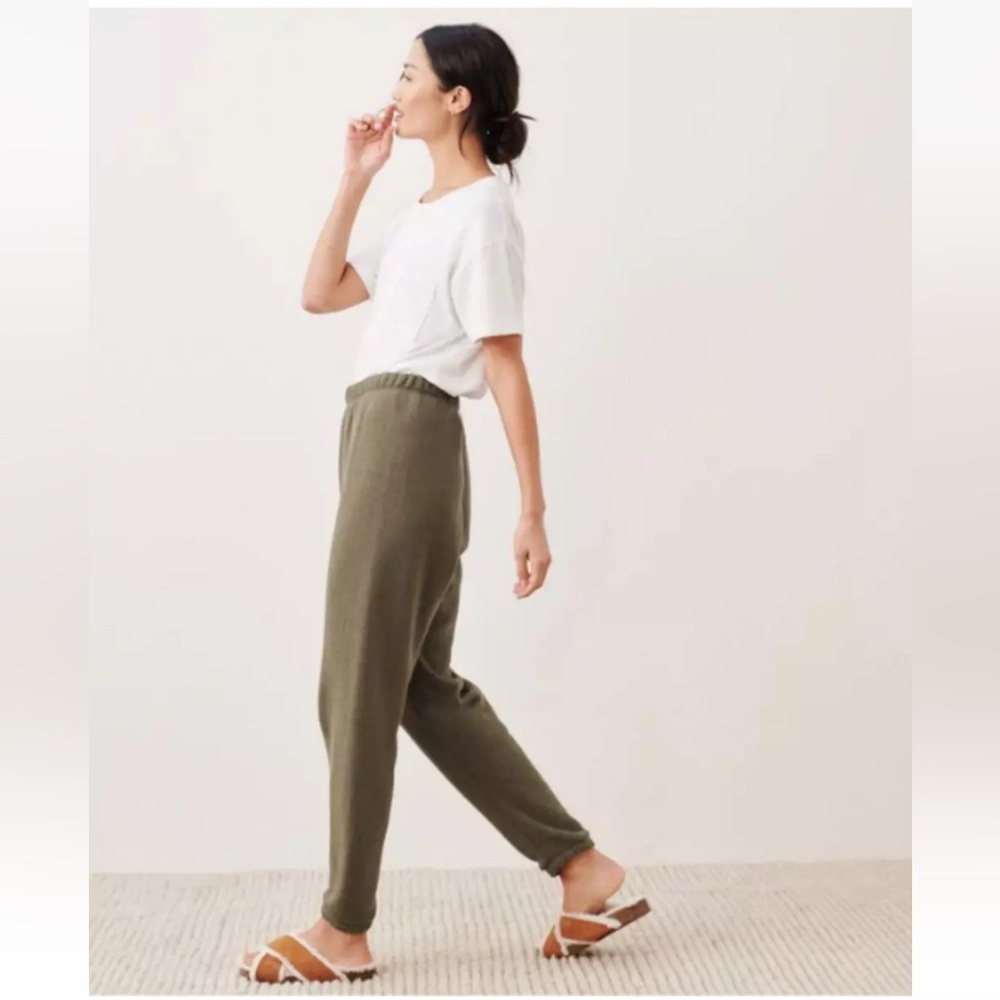 JENNI KAYNE Olive Green Saturday Sweatpants Joggers XS
